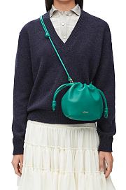 Loewe Mini Flamenco Clutch Bag Blue 23x5.5x17cm - 3