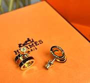 Hermes Black Earrings  - 3