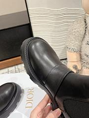 Dior D-Quest Ankle Boot Black Calfskin - 5