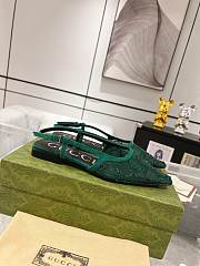 Gucci Green Flat - 4