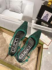 Gucci Green Flat - 2
