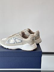 Dior B30 Sneaker Beige Mesh Technical Fabric - 5