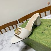 Gucci White Sandal Heel 7cm - 2