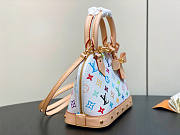 Louis Vuitton LV x TM Alma BB White 23.5x17.5x11.5cm - 4