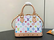 Louis Vuitton LV x TM Alma BB White 23.5x17.5x11.5cm - 2