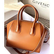 Givenchy Antigona Tote Glazed Mini Brown 23x27x13cm - 4