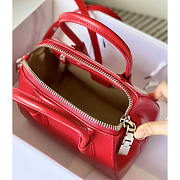 Givenchy Antigona Tote Glazed Mini Red 23x27x13cm - 4