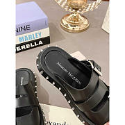 Alexander Mcqueen Stud Double Buckled Sandals Black - 4