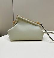 Fendi First Small Leather Light Green Bag 26x18x9.5cm - 2