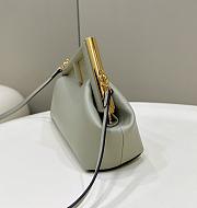 Fendi First Small Leather Light Green Bag 26x18x9.5cm - 3