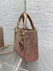 Dior Lady Bag Muticolor 17cm - 4