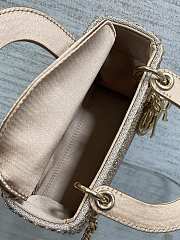 Dior Lady Bag Muticolor 17cm - 3