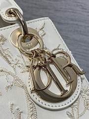 Dior Lady Bag White 20cm - 2
