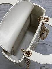 Dior Lady Bag White 17cm - 6