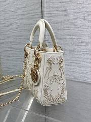 Dior Lady Bag White 17cm - 3