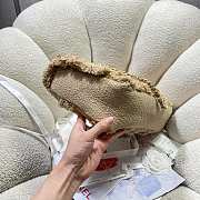 Chanel Flap Bag Crochet Beige 20x22x11cm - 5