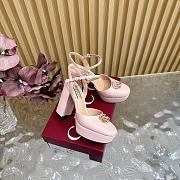 Gucci Platform Pump Double G Light Pink 10cm - 5