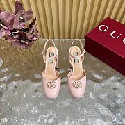 Gucci Platform Pump Double G Light Pink 10cm - 4