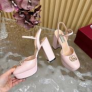 Gucci Platform Pump Double G Light Pink 10cm - 3
