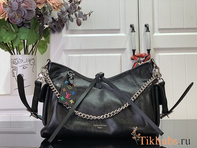 Louis Vuitton LV x TM CarryAll Cargo PM Bag Black 33.5x23x15cm - 1