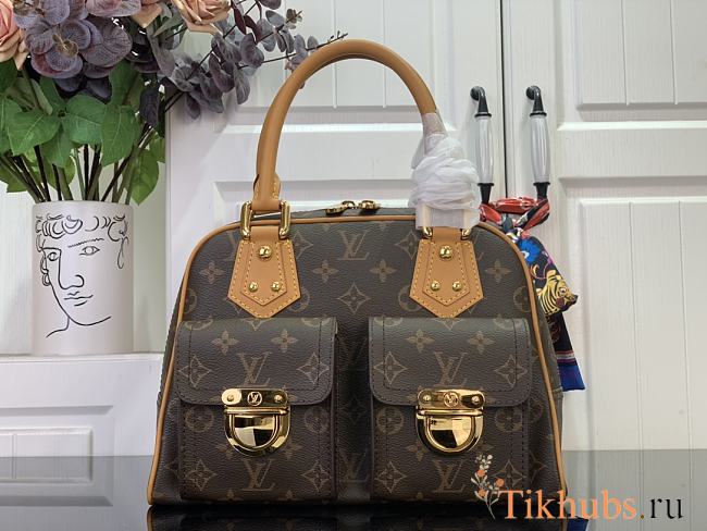 Louis Vuitton LV Monogram Manhattan PM Bag 30x12x20cm - 1