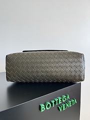 Bottega Veneta Medium Andiamo Messenger Khaki Green 37x26x13cm - 5