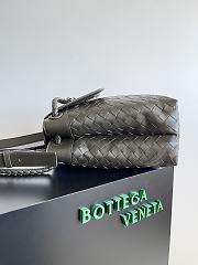 Bottega Veneta Medium Andiamo Messenger Khaki Green 37x26x13cm - 4