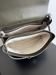 Bottega Veneta Medium Andiamo Messenger Khaki Green 37x26x13cm - 3