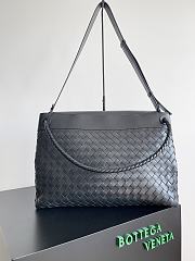 Bottega Veneta Large Andiamo Messenger Black 43x32x20cm - 5