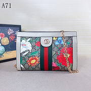 Gucci Ophidia Bag White Flora 26cm - 1