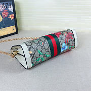 Gucci Ophidia Bag White Flora 26cm - 3