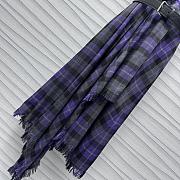 Dior Mid-Length Belted Dress Purple - 4