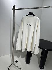 Balenciaga Crew-neck Sweater White  - 1