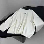 Balenciaga Crew-neck Sweater White  - 4
