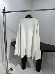 Balenciaga Crew-neck Sweater White  - 3