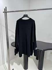Balenciaga Crew-neck Sweater Black - 2