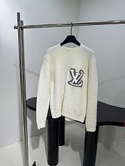 Louis Vuitton LV Intarsia Crewneck White - 1