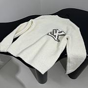 Louis Vuitton LV Intarsia Crewneck White - 4