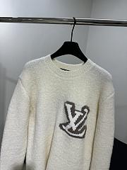 Louis Vuitton LV Intarsia Crewneck White - 3