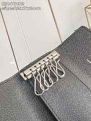Louis Vuitton LV x TM 6 Key Holder Black 12x7x2cm - 2