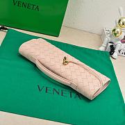 Bottega Veneta Long Clutch Andiamo With Handle Pink 31x13x3cm - 3