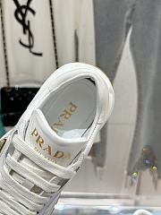 Prada Baskets Prax 01 En Cuir White Sneaker - 3