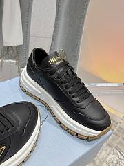 Prada Baskets Prax 01 En Cuir Black Sneaker - 4