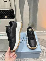 Prada Baskets Prax 01 En Cuir Black Sneaker - 5