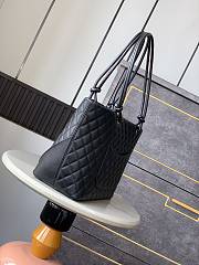 Chanel Cambon Tote Bag Leather Full Black 41x23x14cm - 3