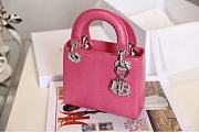 Dior Mini Lady Bag Pink Python 17cm - 2