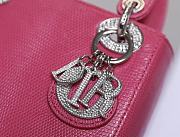 Dior Mini Lady Bag Pink Python 17cm - 3