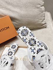 Louis Vuitton LV Blue White Slides - 5