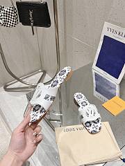 Louis Vuitton LV Blue White Slides - 4