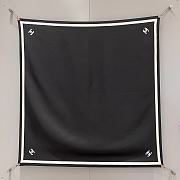 Chanel Black Scarf 90x90cm - 1